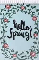 My Mia Art Hello Spring 12x17 192 Sayfa Sert Kapak - Başka Defter