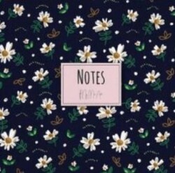 My Mia Art Mavi Papatya 16x16 120 Sayfa Soft Kapak Defter - Başka Defter