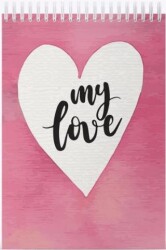 My Mia Art My Love 12x17 192 Sayfa Sert Kapak - Başka Defter
