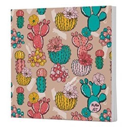My Mia Art Sarı Kaktüslü Tabiat Serisi Butik Defter - Başka Defter