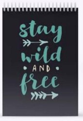 My Mia Art Stay Wild & Free 12x17 192 Sayfa Sert Kapak - Başka Defter