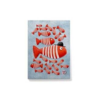 Mymia Art Kırmızı Balık Butik Defter - 1