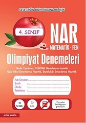 Altın Nokta Basım Yayın Nar Olimpiyat Denemeleri 4. Sınıf Matematik-Fen - 1