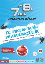 Nartest Yayınevi 7`den 8`e T.C. İnkılap Tarihi ve Atatürkçülük Hazırlık Kitabı - Nartest Yayınevi