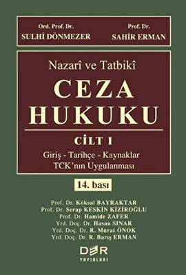 Nazari ve Tatbiki Ceza Hukuku Cilt 1 - 1