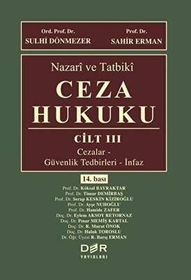 Nazari ve Tatbiki Ceza Hukuku Cilt: 3 - 1