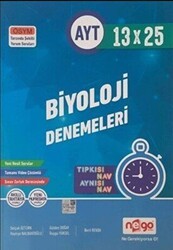 AYT Biyoloji Tamamı Video Çözümlü 13x25 Deneme - Nego Yayınları