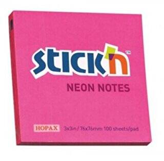 Neon Pembe 100 Yaprak 76x76 Yapışkanlı Not Kağıdı 21165 Gıpta - 1