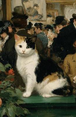 Nesin Defter Çizgisiz - Manet Tarzında - 1