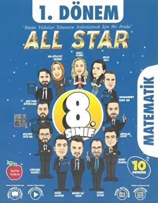 Newton Yayınları LGS Matematik 1. Dönem 10 Deneme Sınavı - 1