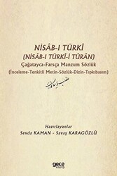 Nisab-ı Türki Nisab-ı Türki-i Turan Çağatayca Farsça Manzum Sözlük - Gece Kitaplığı