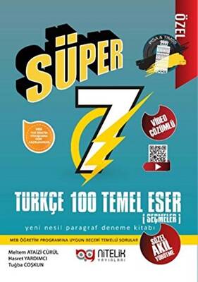 Nitelik Yayınları - Bayilik Nitelik 7. Sınıf Yeni Nesil Süper Türkçe 100 Temel Eser - 1