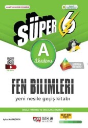 6. Sınıf Süper Fen Bilimleri Soru Kitabı Yeni Nesil A - Nitelik Yayınları