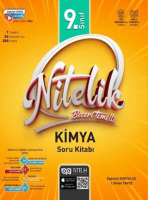 Nitelik Yayınları 9. Sınıf Beceri Temelli Kimya Soru Kitabı - 1