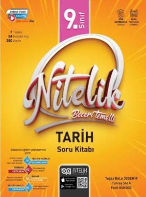 Nitelik Yayınları 9. Sınıf Tarih Soru Kitabı Beceri Temelli - 1