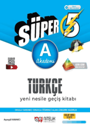 Nitelik Yayınları Nitelik 5. Sınıf Süper Türkçe A Akademi Yeni Nesile Geçiş Kitabı - Nitelik Yayınları