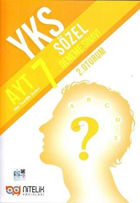 Nitelik Yayınları Nitelik YKS AYT Sözel 7 Deneme Sınavı 2. Oturum - 1