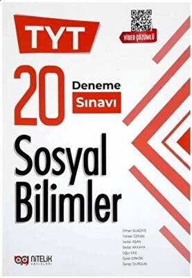 Nitelik Yayınları Nitelik YKS TYT Sosyal Bilimler 20 Deneme Video Çözümlü - 1