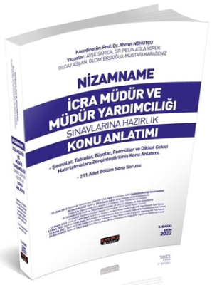 Nizamname İcra Müdür ve Müdür Yardımcılığı Konu Anlatımı - 1