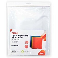 Noki Hazır Yapışkanlı Kitap Kabı 10 Lu Şeffaf - Noki
