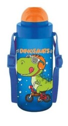 Noki Kıds Su Matarası Tritan Pipetli Kapak Soft Touch Askılı 500Ml - Mavi - Noki