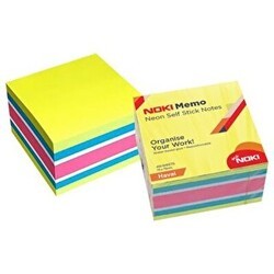 Noki Memo 75x75 Neon Havai Küp Blok 450 Sayfa - Noki