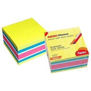 Noki Memo 75x75 Neon Havai Küp Blok 450 Sayfa - 1