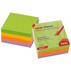 Noki Memo 75x75 Pastel Bahar Küp Blok 400 Sayfa - Noki