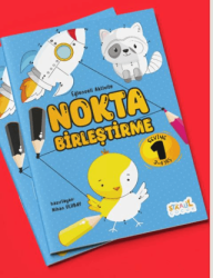 Eğlenceli Aktivite Nokta Birleştirme ‐ Boyama ve Aktivite Kitabı ‐ Seviye 1 - Staau Çocuk