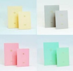 Note The Time 2li Defter Set Soft Pastel Büyük ve Küçük Çizgisiz - Note The Time