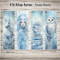 Note The Time Frozen Beauty 4`lü Kitap Ayracı - Note The Time