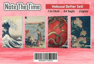 Note The Time Hokushai 4Lü Defter Seti 13x19 64 Sayfa Çizgisiz - 1