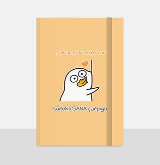 Note The Time Sert Kapak Lastikli Not Defteri - 1