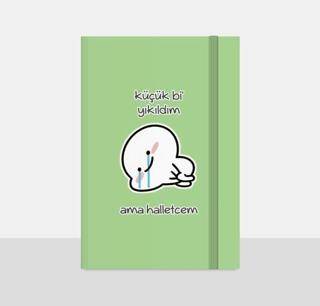 Note The Time Sert Kapak Lastikli Not Defteri - 1