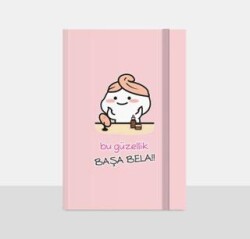 Note The Time Sert Kapak Lastikli Not Defteri - Note The Time