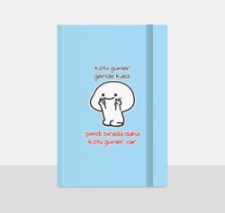 Note The Time Sert Kapak Lastikli Not Defteri - Note The Time