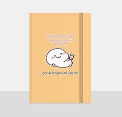 Note The Time Sert Kapak Lastikli Not Defteri - Note The Time