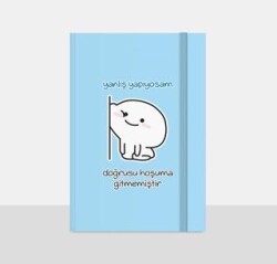 Note The Time Sert Kapak Lastikli Not Defteri - Note The Time