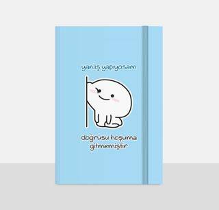 Note The Time Sert Kapak Lastikli Not Defteri - 1