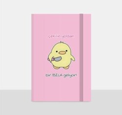 Note The Time Sert Kapak Lastikli Not Defteri - Note The Time