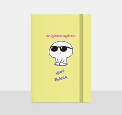 Note The Time Sert Kapak Lastikli Not Defteri - Note The Time