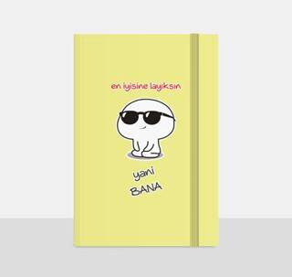 Note The Time Sert Kapak Lastikli Not Defteri - 1