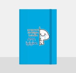 Note The Time Sert Kapak Lastikli Not Defteri - Note The Time