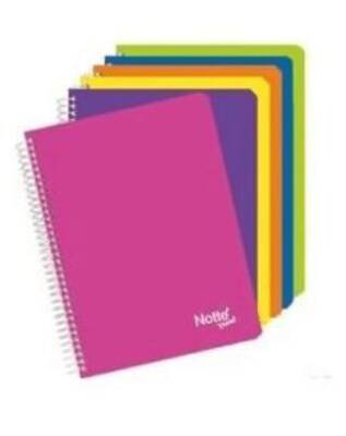 Notte Spiralli Plastik Kapak A4 Trend 120 Yaprak Çizgili - 1