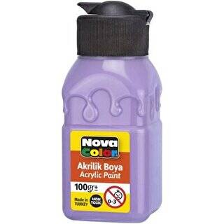 Nova Color Akrilik Boya Şişe 100Gr Lila - 1