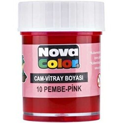 Nova Color Cam Boyası Su Bazlı Şişe Pembe - Nova Color