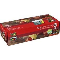 Nova Color Guaj Boya Şişe 10lu - Nova Color