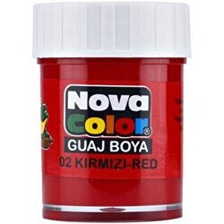 Nova Color Guaj Boya Şişe Kırmızı - Nova Color