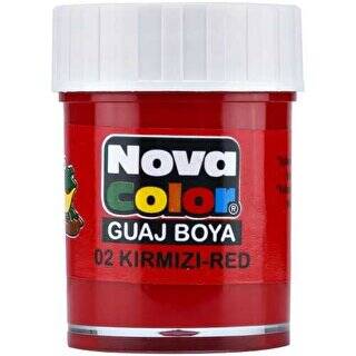 Nova Color Guaj Boya Şişe Kırmızı - 1