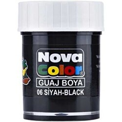 Nova Color Guaj Boya Şişe Siyah - Nova Color